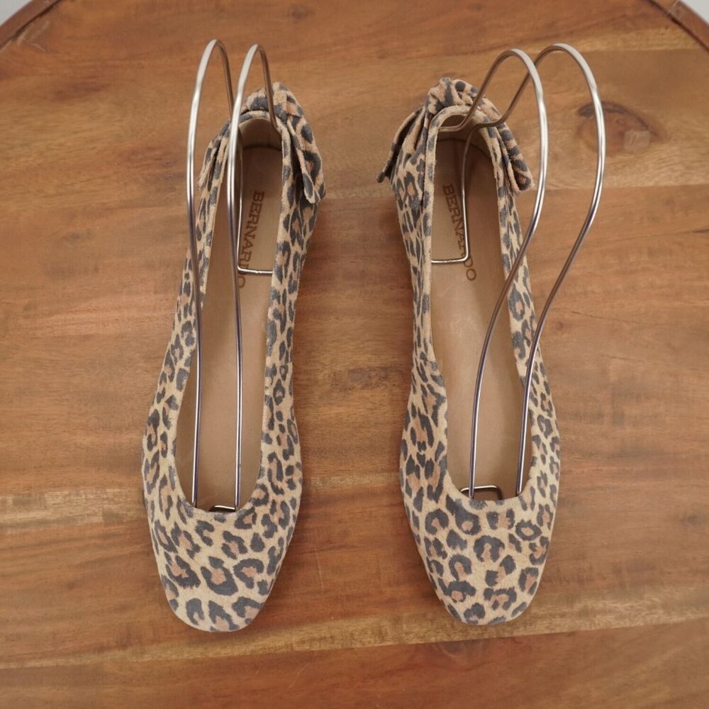 Bernardo Leopard Print Flats - Picture 8 of 11